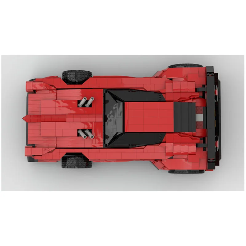 MOC-82318 Rocket League Supercar Splicing Assembly Building Block Model1678Parts Building BlocksKids BirthdayEducational ToyGift