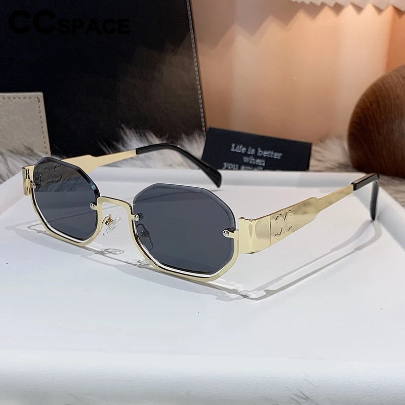 

New Fashion Rimless Y2K Sunglasses Women Men 2025 High Quality Trending Product Brand Design Oculos De Sol Uv400