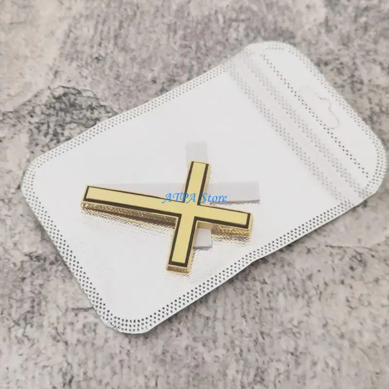 U13C Premium Crosses Vehicle Sticker Decal Weather Resistant Quick Application Design