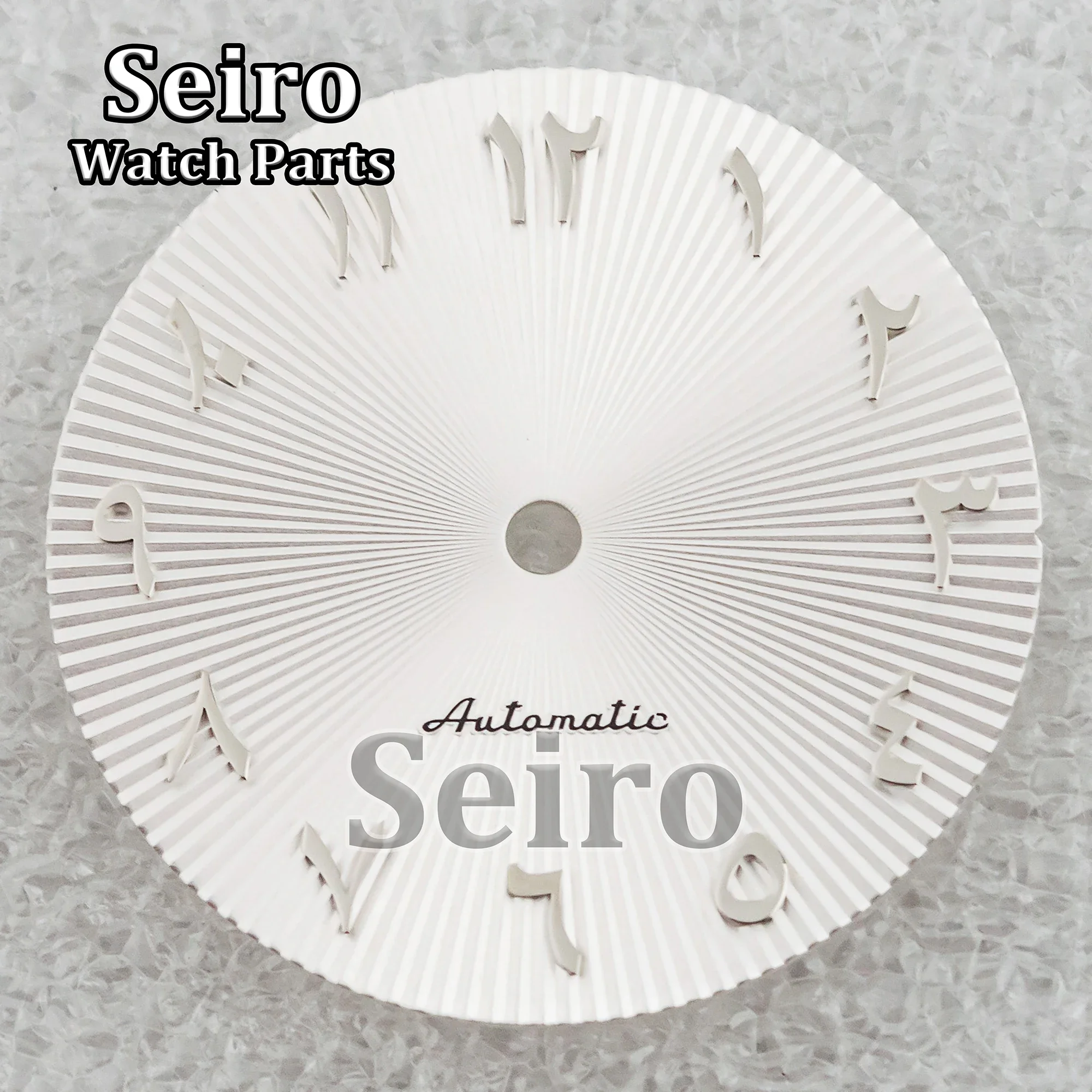 

No Logo Arabic Number 28.5mm Arab Sunburst Watch Dial Face Hands Needles for MOD Datejust NH35 NH36 Automatic Men Watches Parts