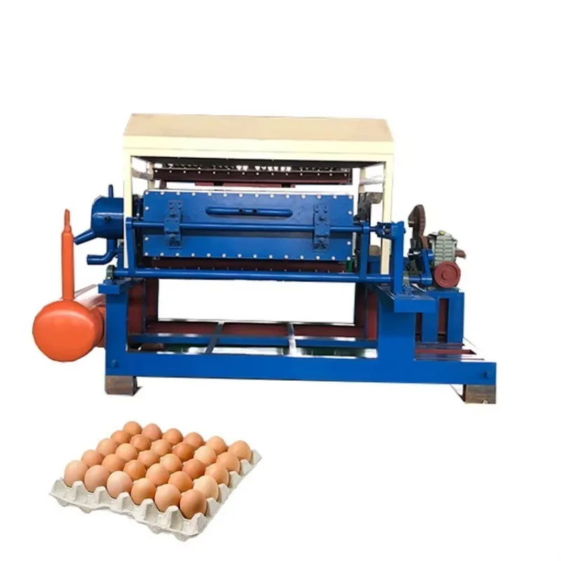 Machine de fabrication de barquettes à œufs haute efficacité, équipement de moulage de pâte à papier entièrement automatique pour usine