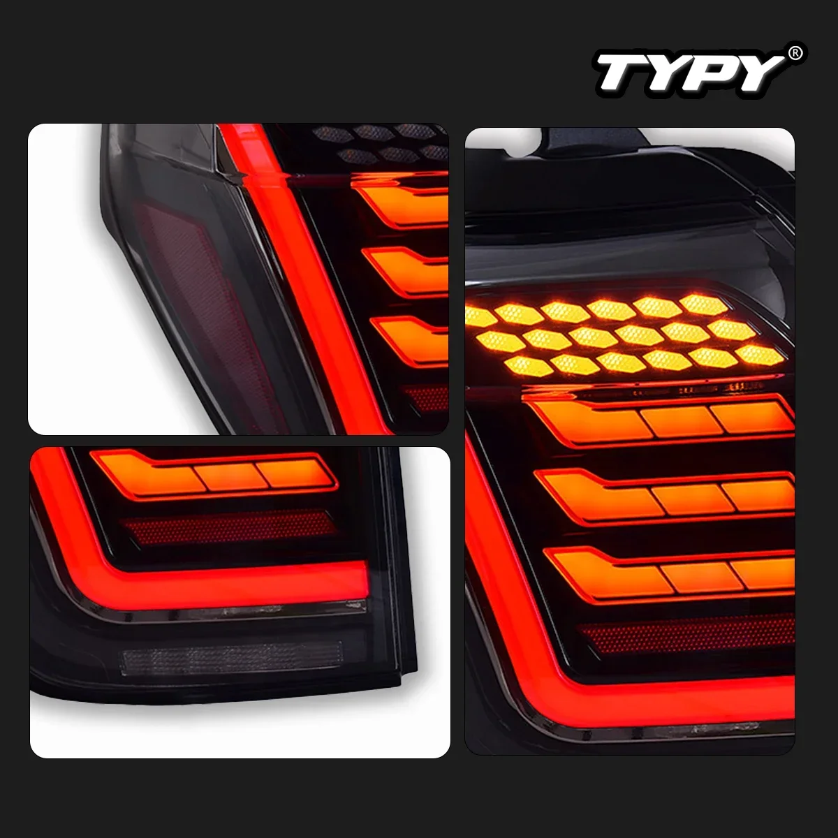 

TYPY New LED Tail Lamp Upgrade Modified For TOYOTA 4Runner Taillight 2010-2023 Dynamic Signal Tail Lamp Auto Accessories
