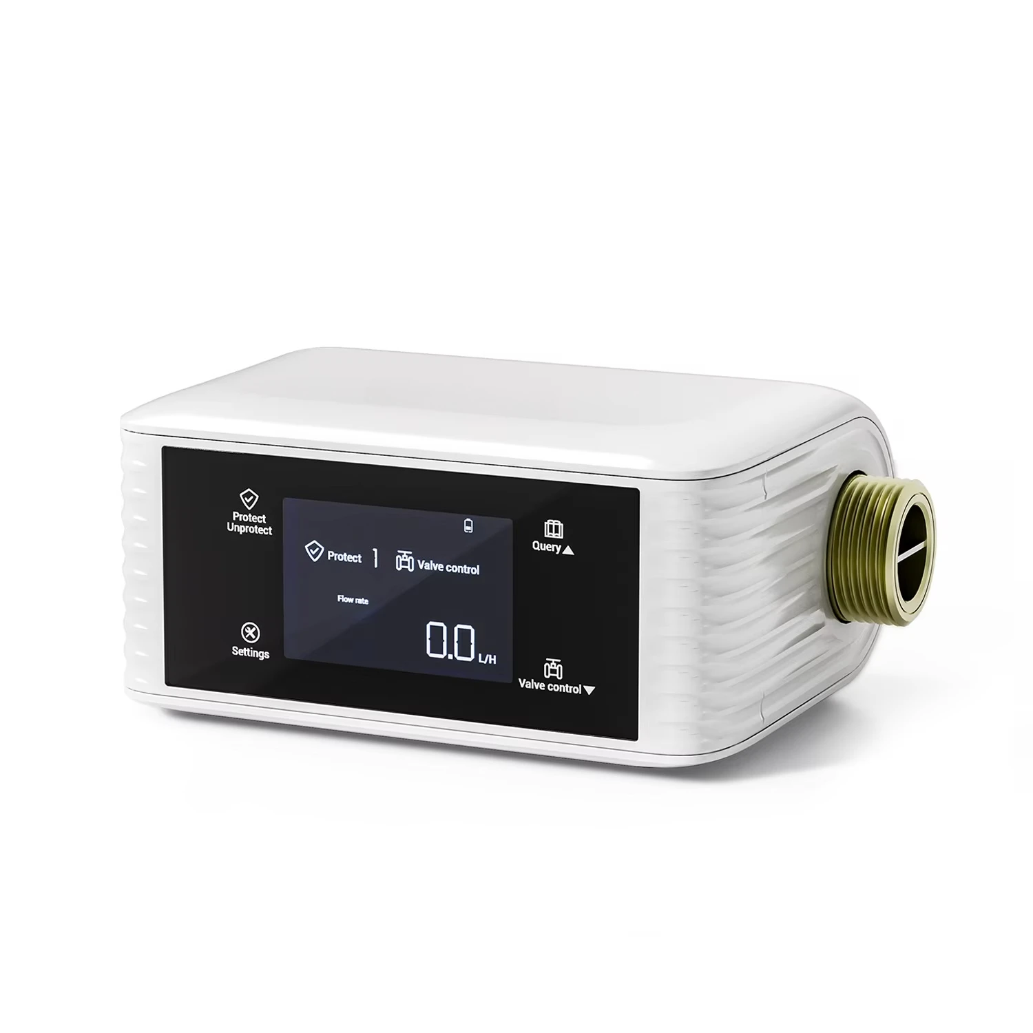 Energy Saving Digital WiFi Smart Temperature Display Water Monitor 0.01-18GPM Water Dripping Leak Protection Detection