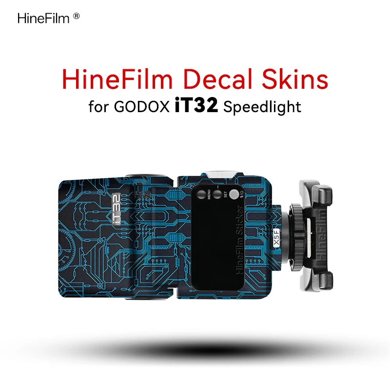 

Customized Skin for Godox iT32 X5 iFlash Camera Flash Sticker Decal Skin for Godox IT 32 C/N/S/F/O Speedlite Wrap Cover Skin