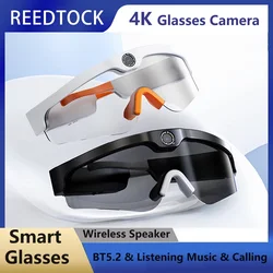 Mini Camera,4K Video Glasses, Sunglasses camera, Smart Glasses, Sports Glasses Camera, Bluetooth Speaker For Music And Call