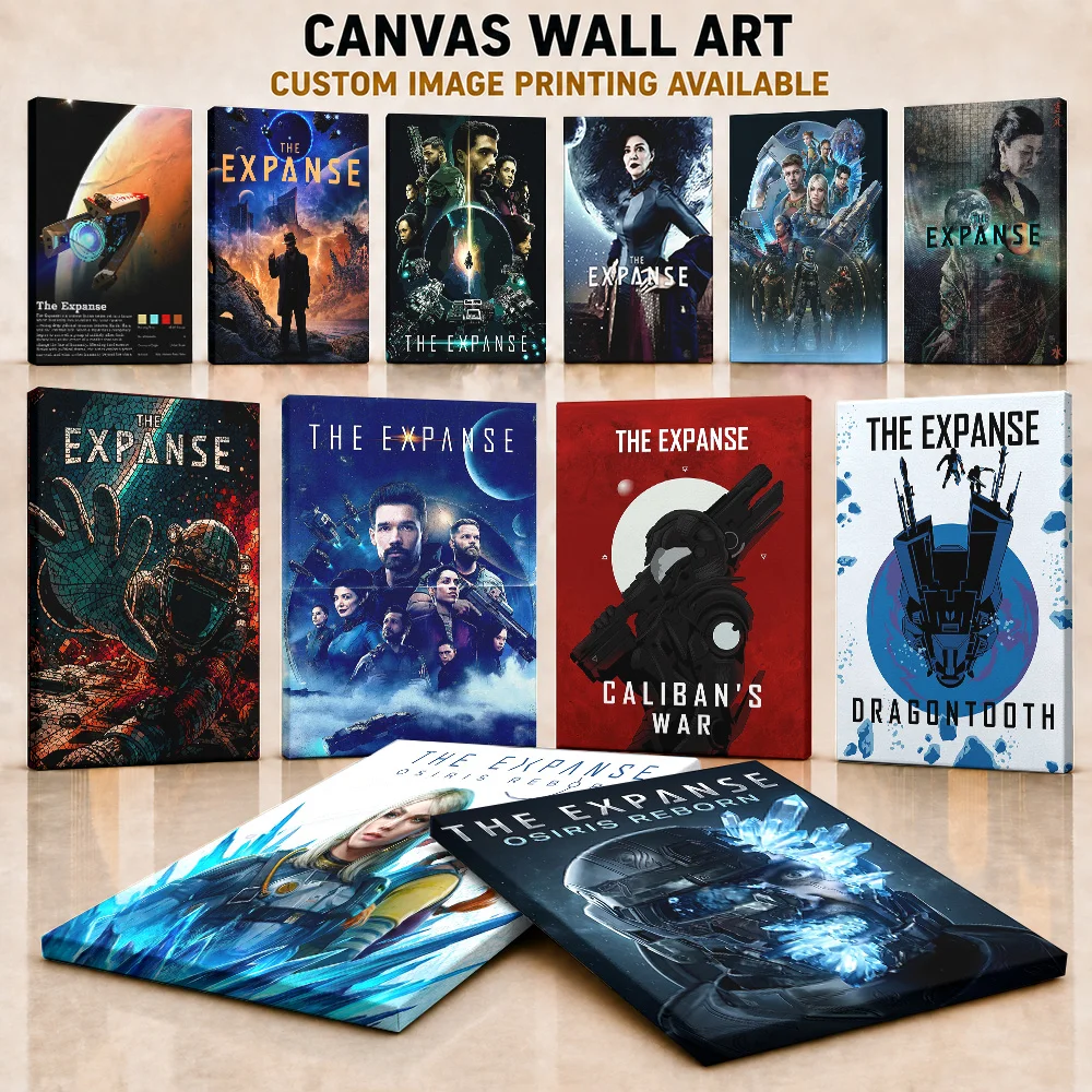 The Expanse Canvas Painting Poster Customized Photo Epic Science Fiction Series Style Canvas Wall Art For Bedroom Collector Gift