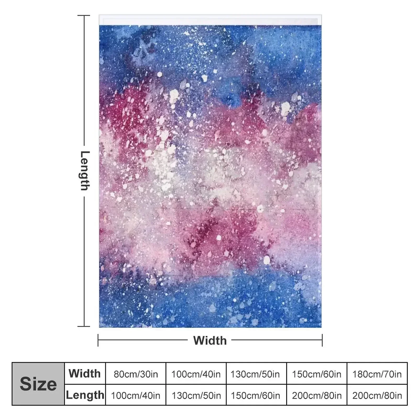 Trans Pride Galaxy Throw Blanket couch cozy soft plush fuzzy picnic outdoor blanket
