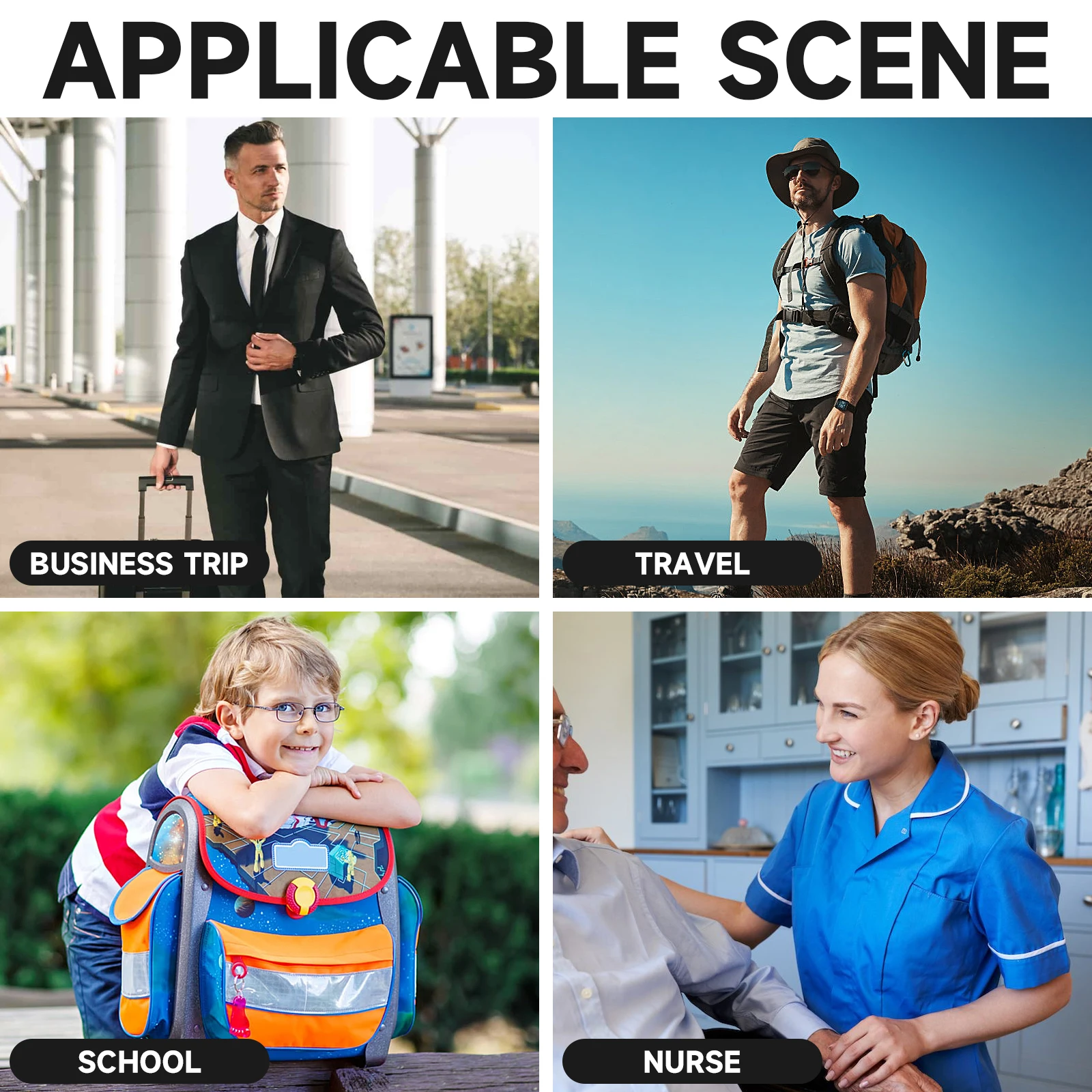 ساعة فوب معلقة جيب كاجوال للممرضة المعادن الكرتون التمريض رعاية قلادة الساعات النسائية #5