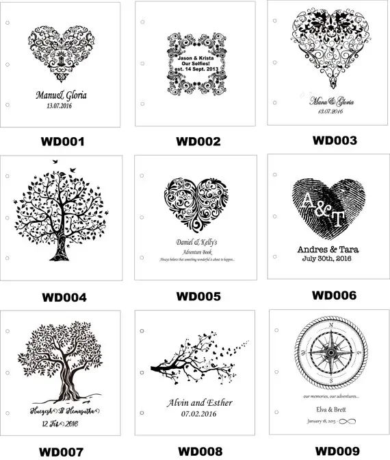Custom Wedding tree Leather Guest Book /Personalized Destination Map Album /Wedding Guestbook/ guest book