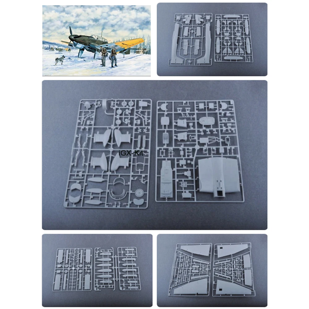 

Trumpeter 03215 Масштабная модель 1:32 JU87 Ju-87B-2/U4, пластиковый конструктор для сборки, набор для хобби