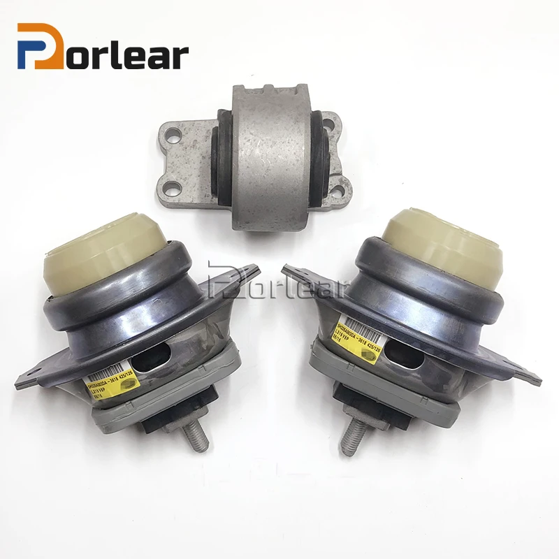 3PCS Good Quality Engine Mounting For Land Rover Discovery 3 4 Range Rover Sport 2005-2009  2.7L TDV6