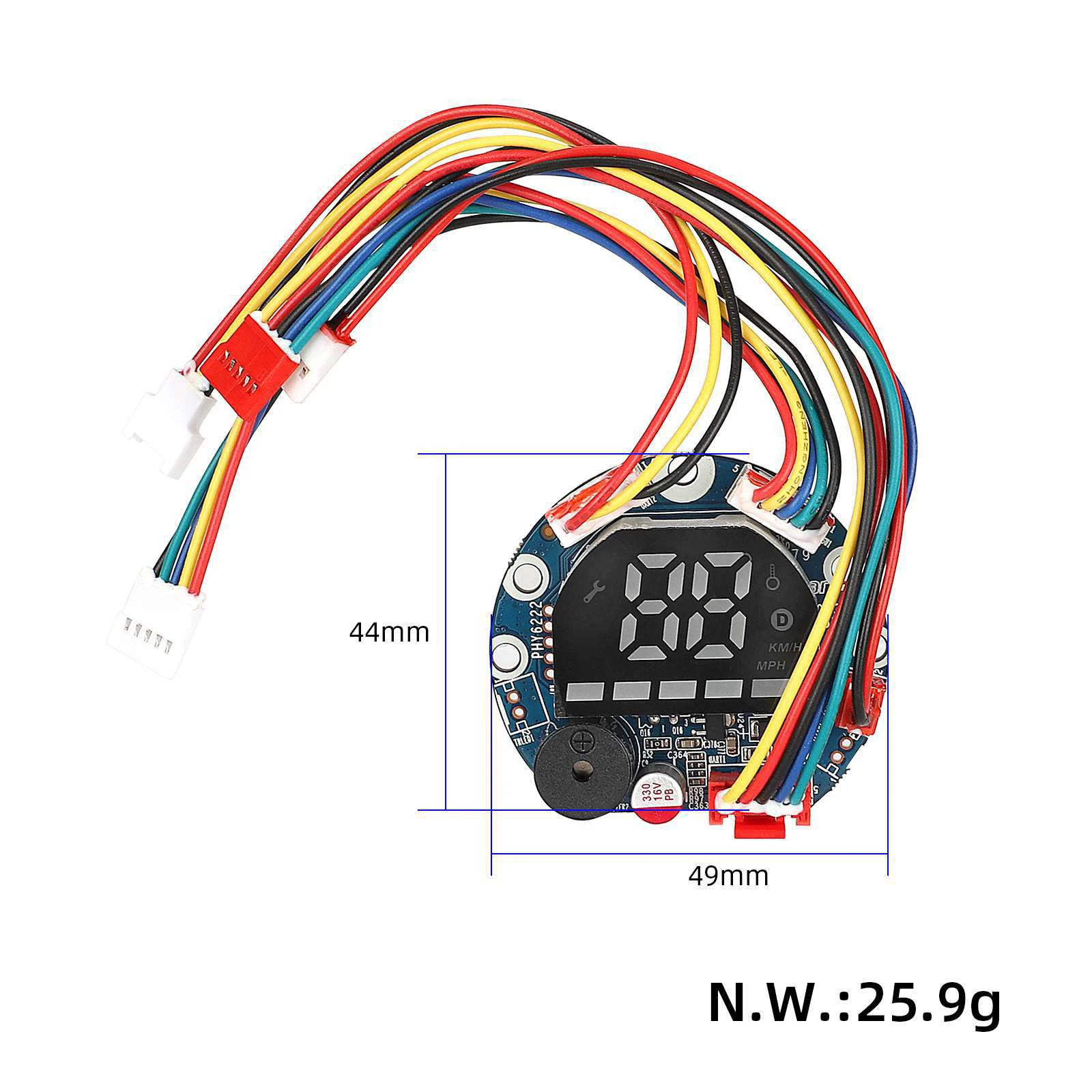 Electric Scooter Controller Aluminium Alloy 36V Motor Controller Compatible for HX X7 Electric Scooter