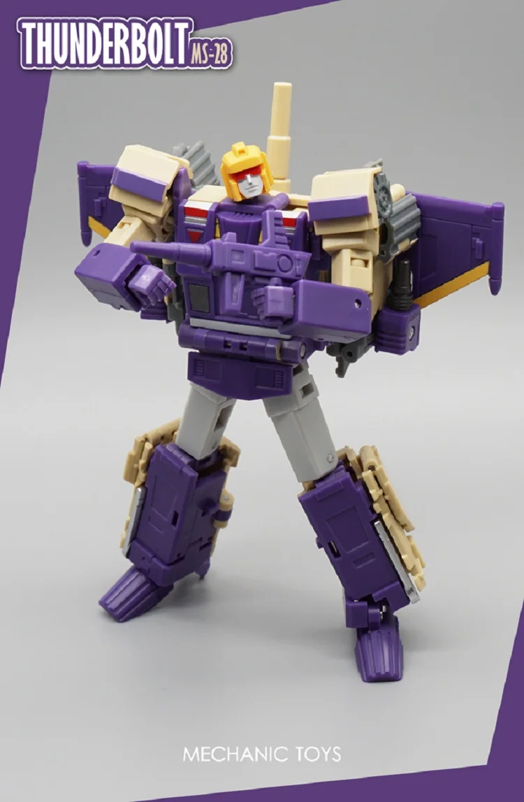 Mft blitzwing thunderbolt ms28 MS-28 transformação mini bolso figura de ação robô modelo coleção brinquedos deformados presente