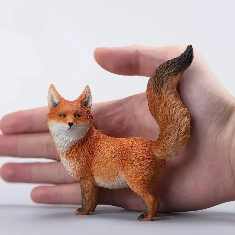 Jxk escala 1/6, múltiplas cores, animal de estimação fofo, mini espírito, raposa, modelo de raposa da moda para figuras de ação de 12 '', acessórios, ornamentos de carro