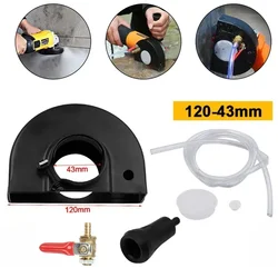 Angle Grinder Shield Set Water Cutting Machine Base Safety Cover Dust Collecting Guard Kit Dust Shroud Protecter Cover 120x43mm