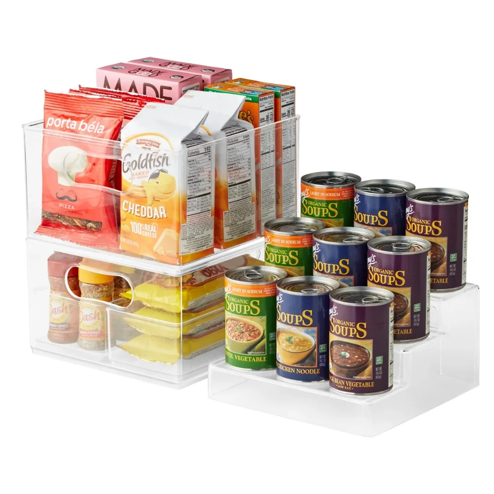 5-Piece Clear Pantry Storage System