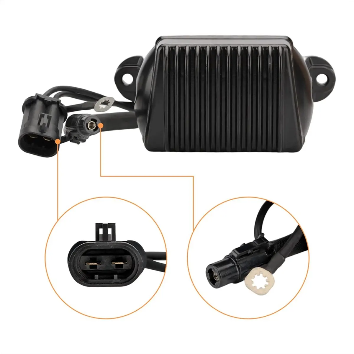 #34J (Black)Voltage Regulator Rectifier 74505-04 for Harley Touring 2004-2005,Automotive Parts & Accessories