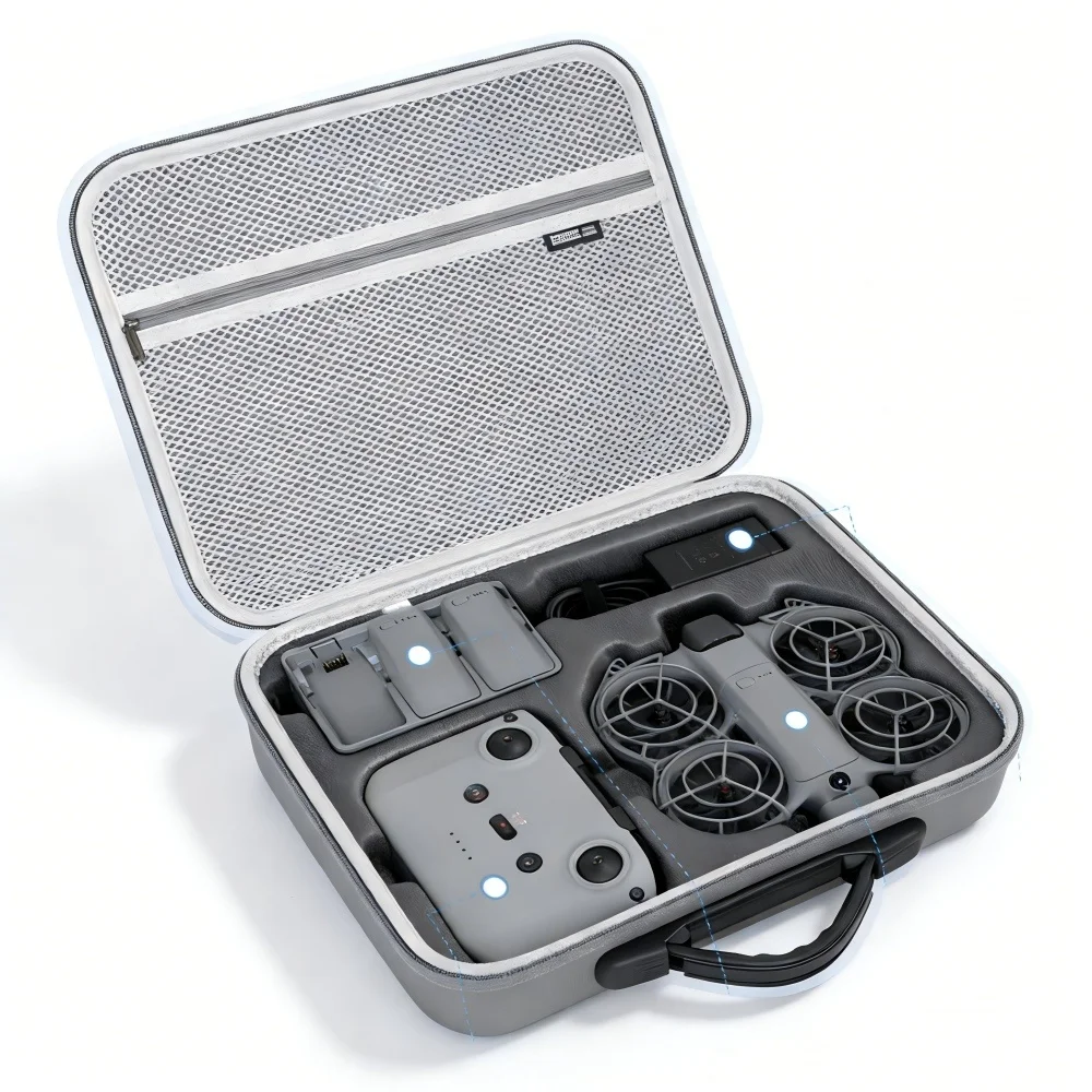 

Portable Storage Bag Suitable For DJI Neo 2 Motion Fly More Combo Travel Carrying Case PU Shoulder Bag Handbag Drone Accessories