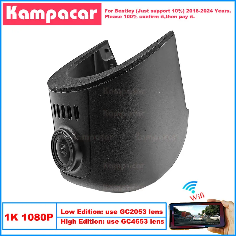 Kampacar BL01-1K 1080P Wifi Car Dvr Camera Dash Cam For Bentley Bentayga Flying Spur Continental GT 2018-2024 10% Cars Dashcam