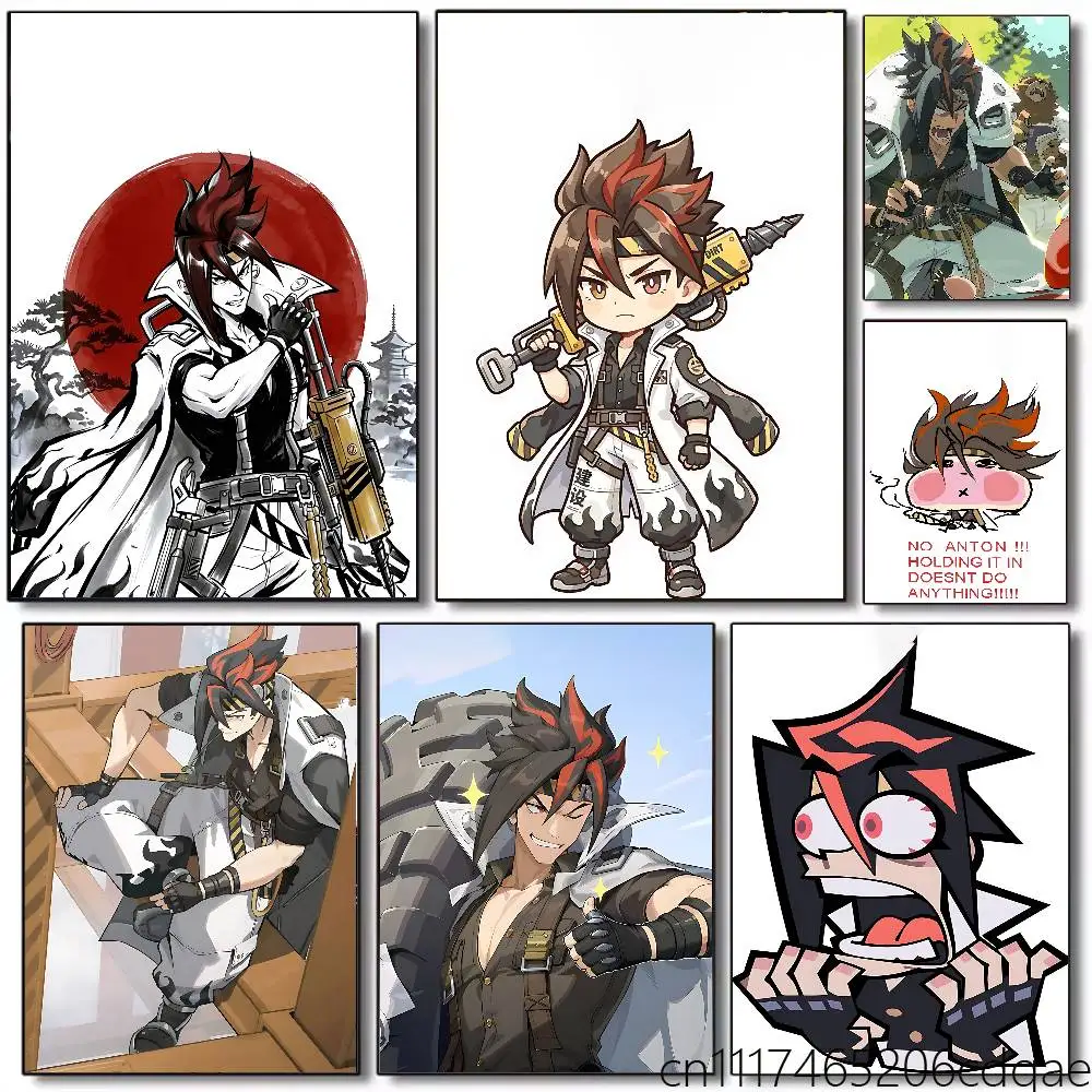 FOR ZZZ Anton Komano Poster Art Print Anime Style Home Decor Ideal Gift Perfect Room Decor
