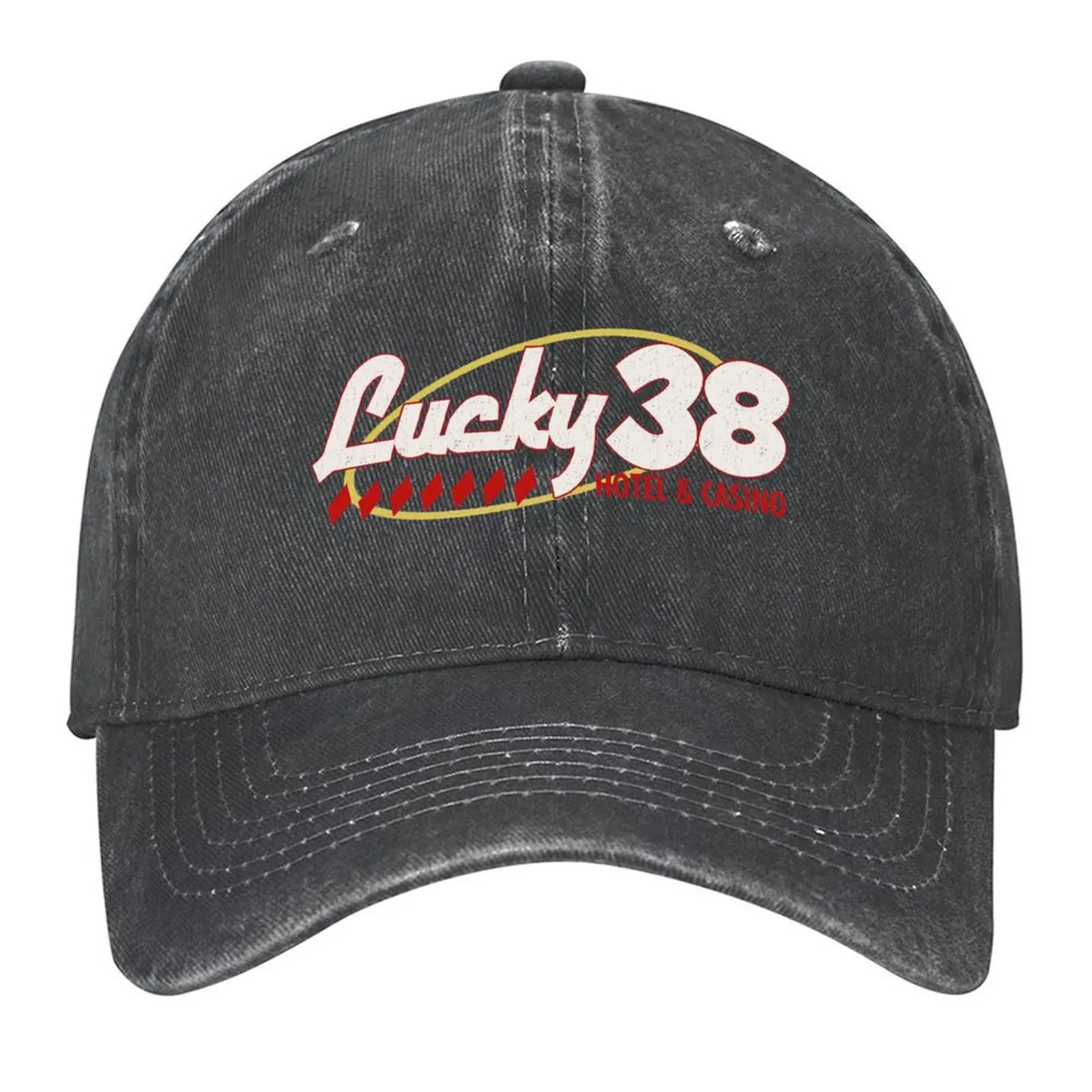 

Retro Lucky 38 Hotel & Casino Baseball Cap men's big size hat Ball Cap Fishing cap Hood Boy Women's