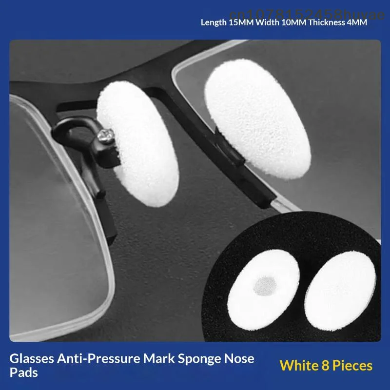 60 Pcs Self-adhesive Anti-slip Glasses Nose Pads Cover Protection Eyeglass Sponge Instant Lifting Effect For Comfortable