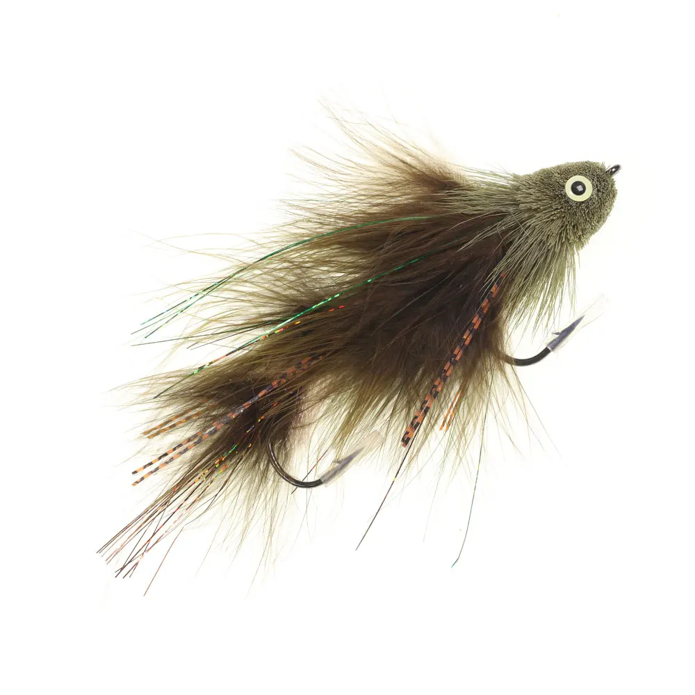 1/2 Stück Gelenkige Fisch-Streamer aus Hirschhaar, Bass- und Insekten-Streamer, Fischgräten-Streamer, Big Game Fisch, Meeresfischen, Hecht-, Barsch- und Forellen-Angelköder – Detail 9