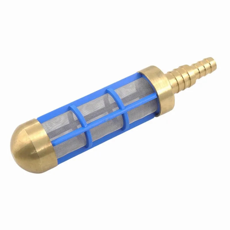 Brass Water Suction Filter, 3/4 Inch 1/2 Inch Hose Sieve Pickup Filter for Pressure Washer Water Pump Washing Machine