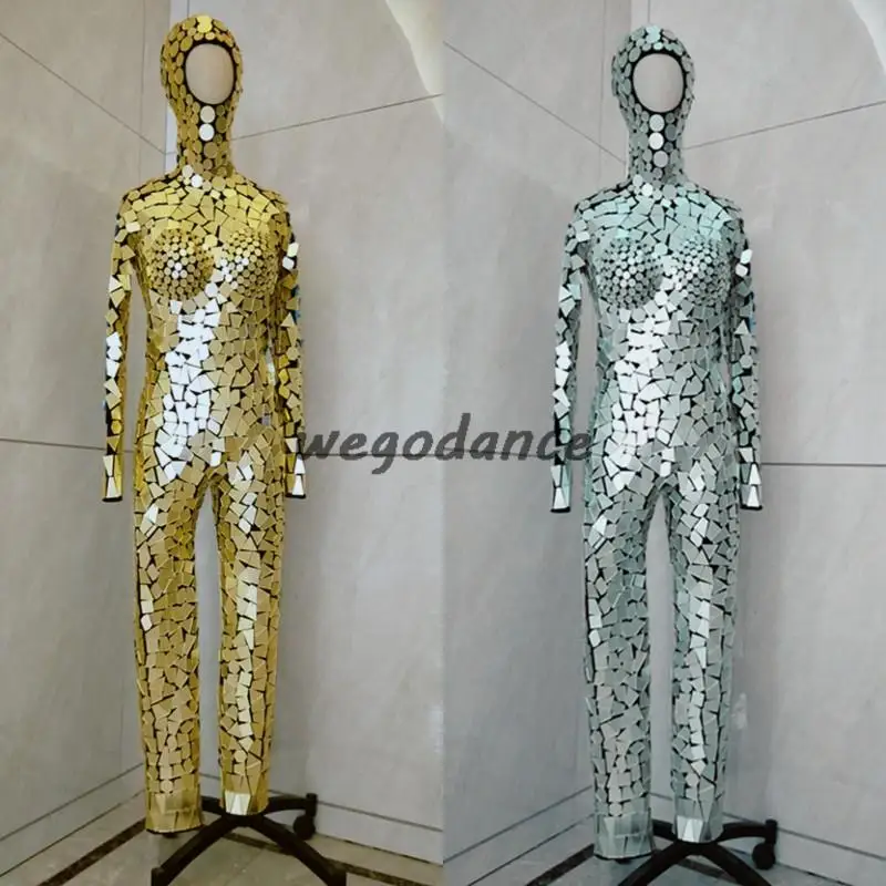 Customized New High-end Mirror Performance Clothing For Runway Shows Dancer Costume