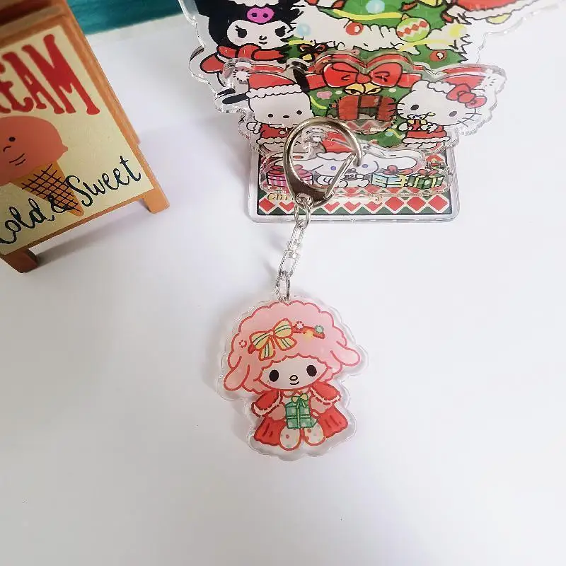 بلدي الحلو البيانو سانريو Kawaii الكرتون المفاتيح سلسلة الهاتف حقيبة الظهر قلادة الديكور فتاة هدية عيد ميلاد أنيمي المحيط