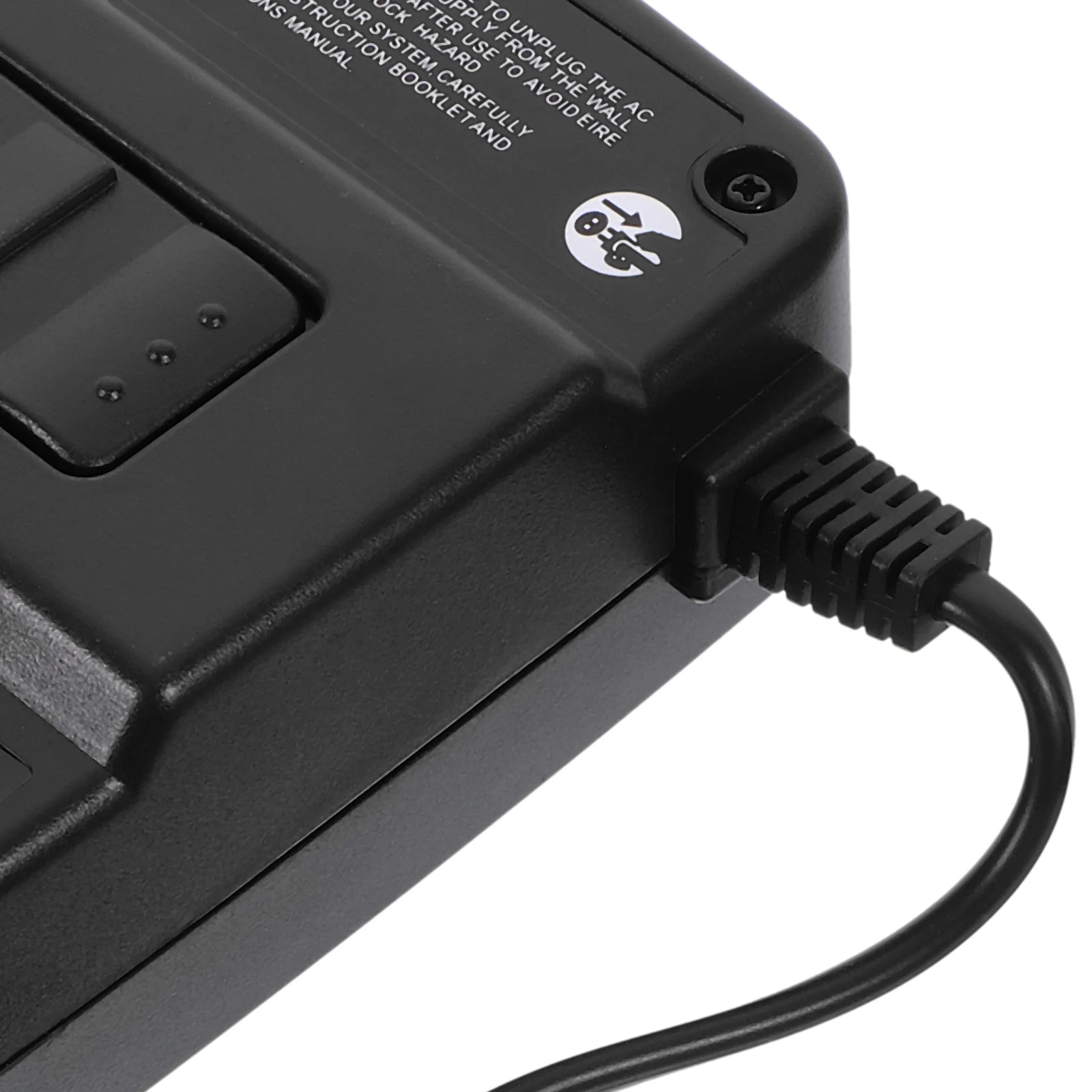 

1Set Power Adapter for Black Us Plug Portable Safe Replacement High Compatibility Game Accessory Power Supply