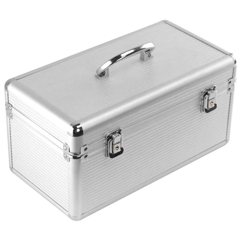 Aluminum and Eva Drive Protective Case 8X3.5 Inch and 6X2.5 Inch Slots for Drive Classification and Storage