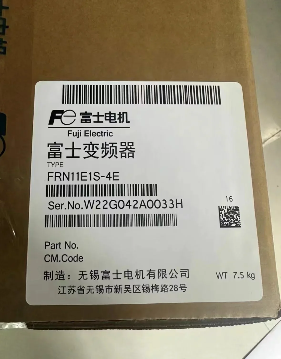 Aksesoris Lift Fuji Inverter FRN11E1S-4E Inverter Baru