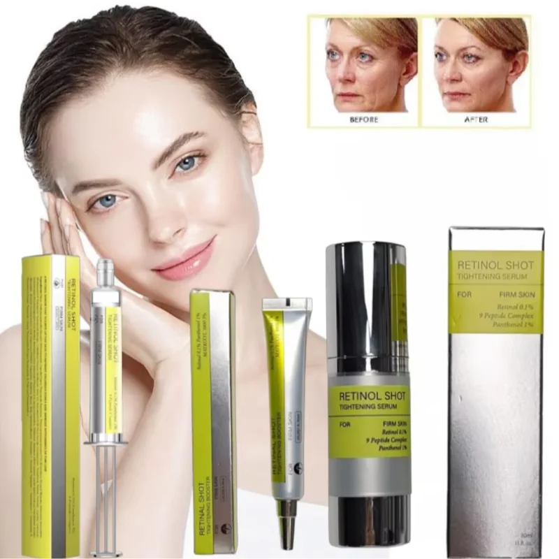 Retinol Serum Series, The Vita A Retinal Shot Serum,lifting And Firming Soothing Eye Face Serum Set Korean Beauty Skincare Serum