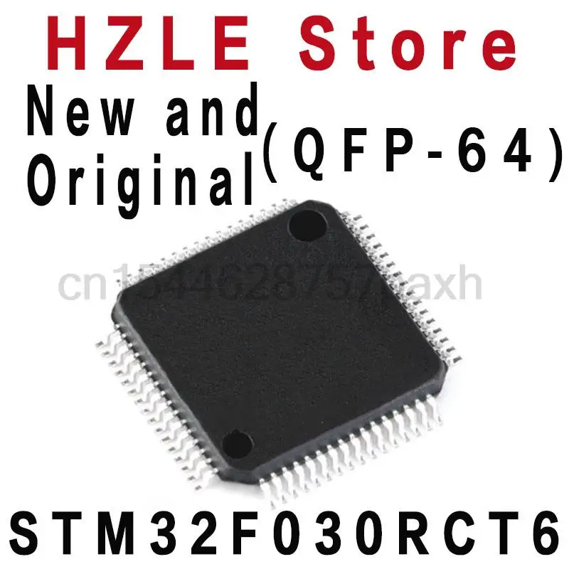 5-10PCS New and Original  STM32F030 RCT6 QFP-64 RONNY IC  STM32F030RCT6 