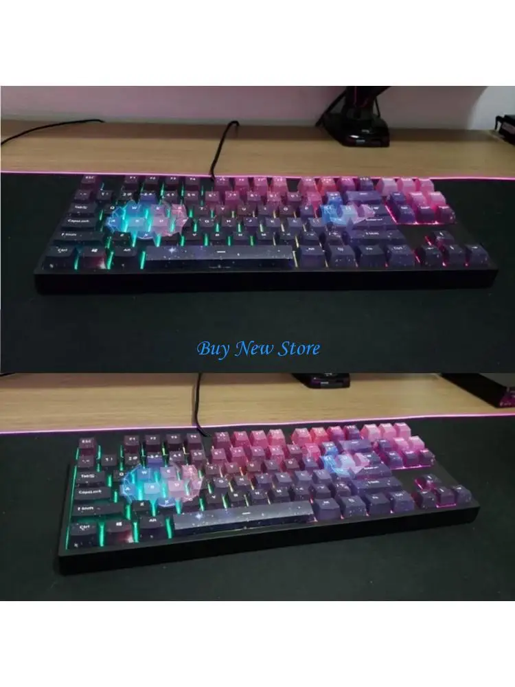 

20ce Starry-Sky Keycaps Установите Dye sub pbt OEM-клавиш для 61 64 68 75 84 96 104 108