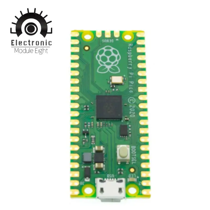 Official Raspberry Pi Pico Board RP2040 Dual-Core 264KB ARM Low-Power Microcomputers High-Performance Cortex-M0+ Processor