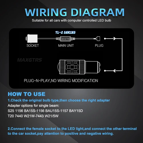 Imagen 2 del producto Resistencia de coche Canbus BA15S 1156 1157 PY21W 7443 7440, luz LED, resistencia de carga sin errores, cancelador de advertencia, decodificador, accesorios