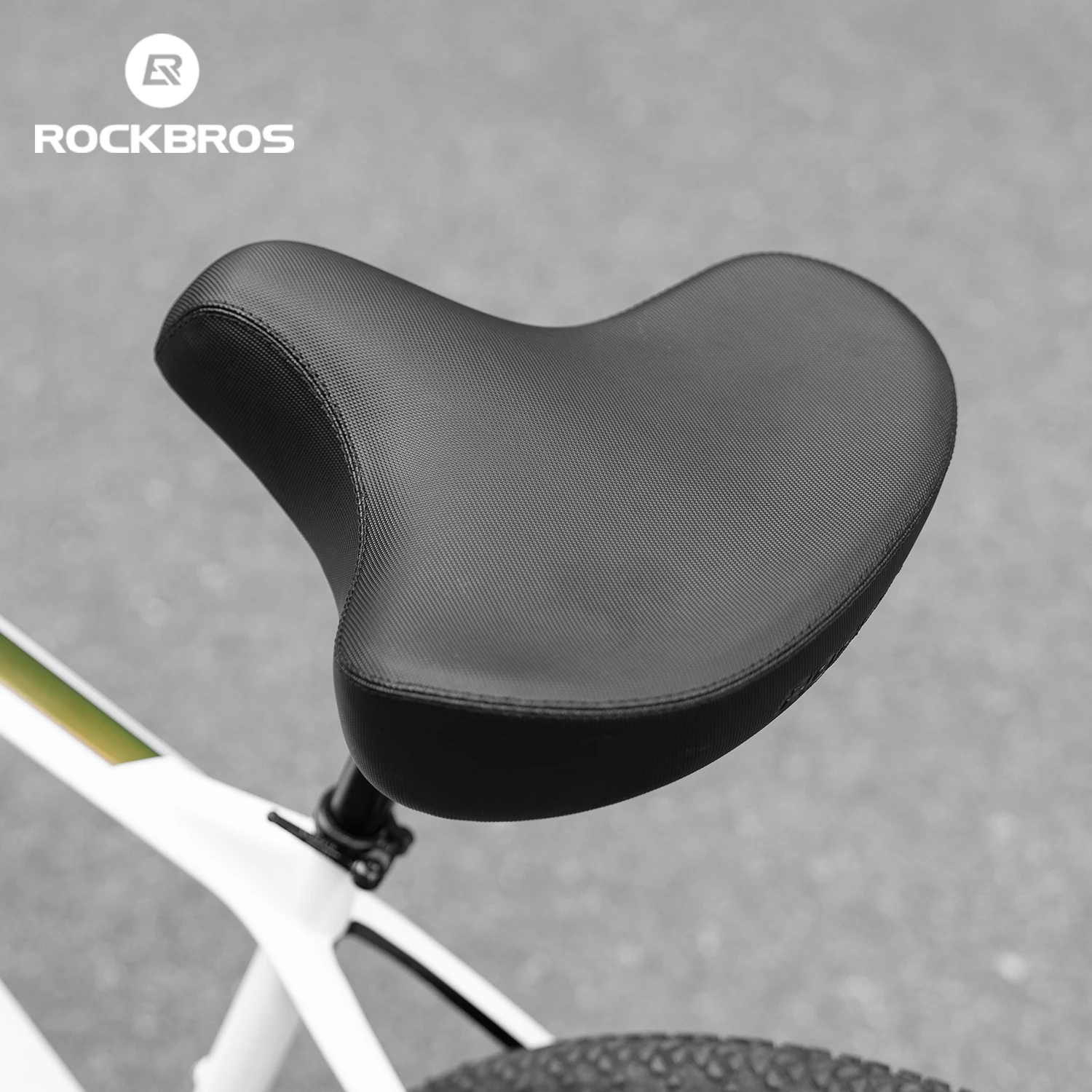 

ROCKBROS Bike Saddle Widen Thicken Soft Shock Absorption Bicycle Saddle Comfortable MTB E-Bike Cushion Bicycle Accessories