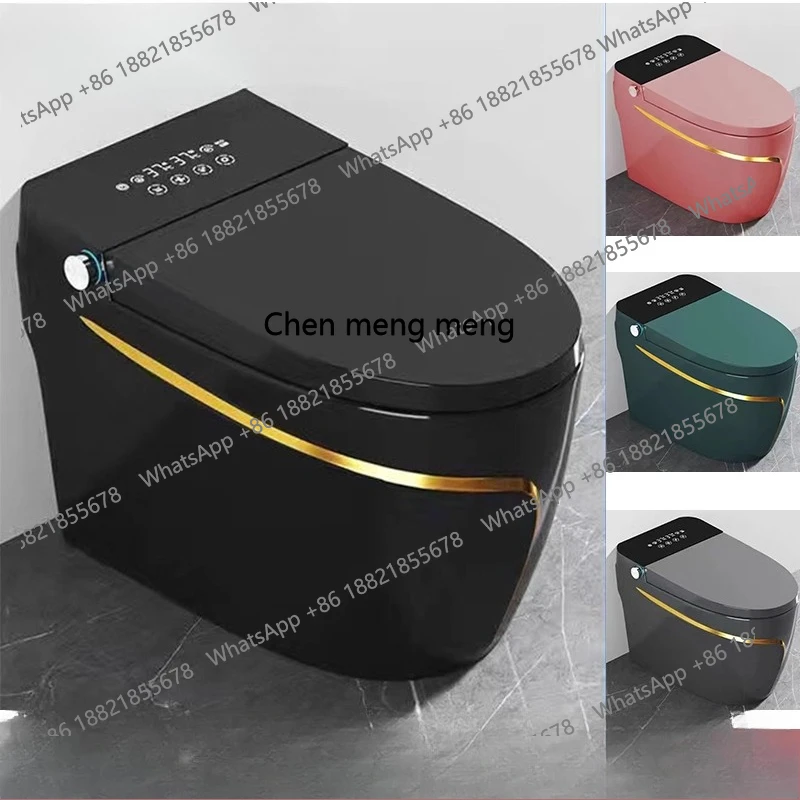 

MF Intelligent toilet, integrated fully automatic induction flip, deodorant drying, black gun gray voice function