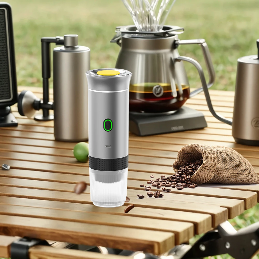 Portable Coffee Maker Electric Espresso Machine 3 In 1 Travel Coffee Maker Wireless Heating Coffee Machine for Camping Travel