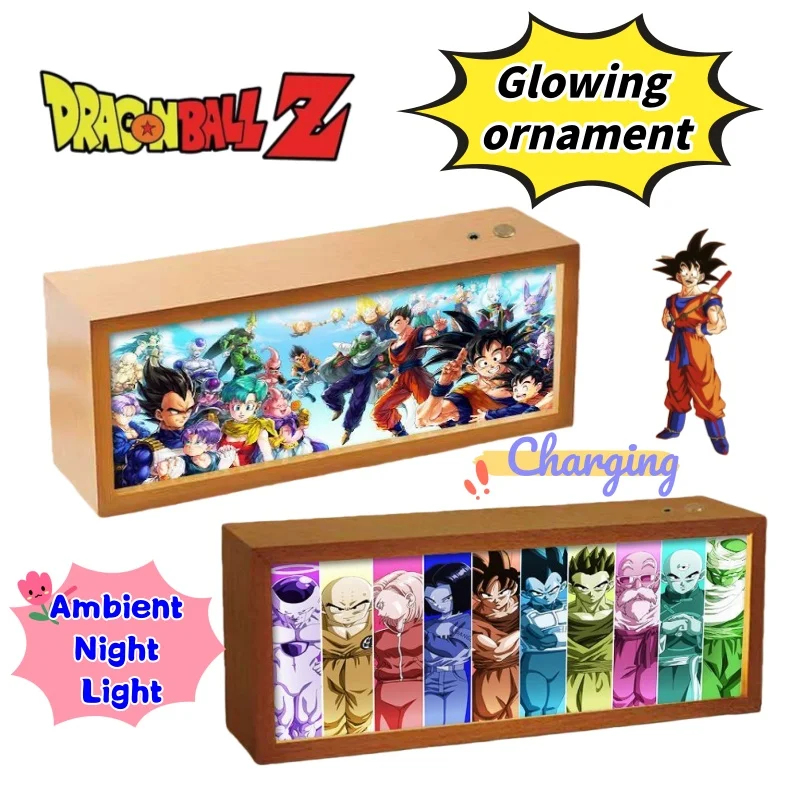 

Dragon Ball Son Goku Personality Creative Lighting Painting Room Luminous Ornaments Animation Cartoon Atmosphere Night Light