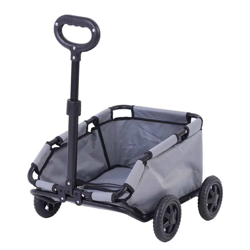 Small pet trolley, light folding multifunctional going out camping trolley for outdoor travel and walking cats