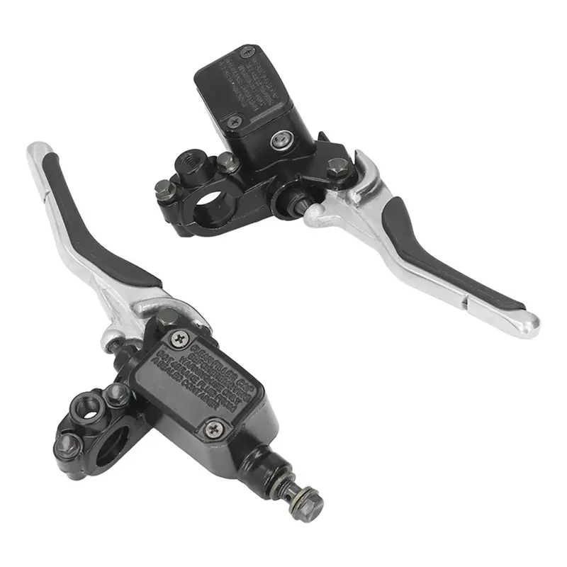 M50K-Pair Left Right Brake Handle Lever With Oil Can Aluminum Alloy CNC For Motorcycle Replacement For YQ50 Aerox 1997-13