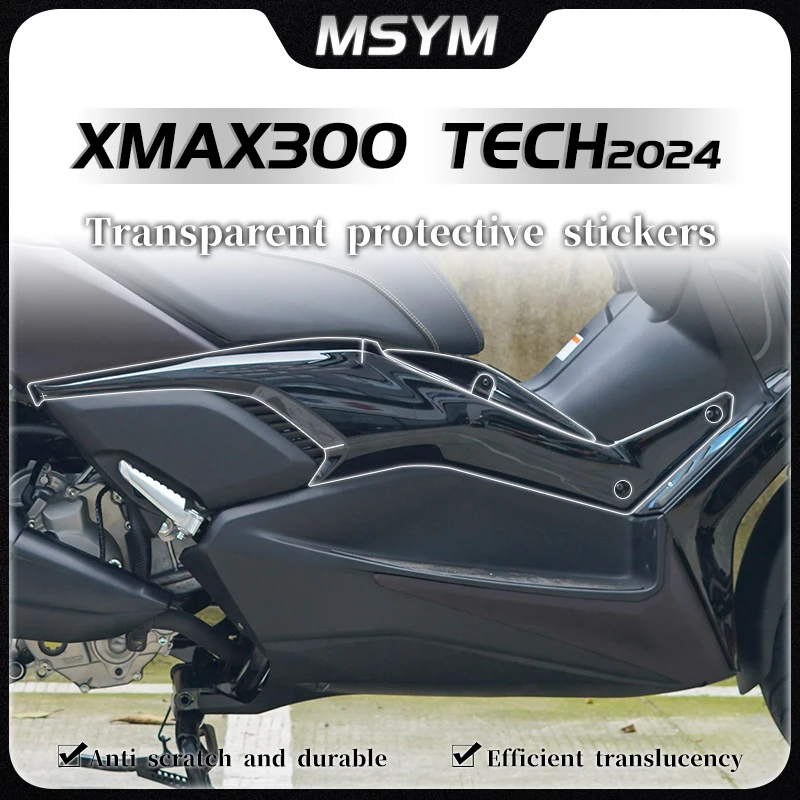 

For Yamaha XMAX300 TECH Xmax300 Tech 2024 Invisible transparent protective film anti scratch and anti scratch accessorie