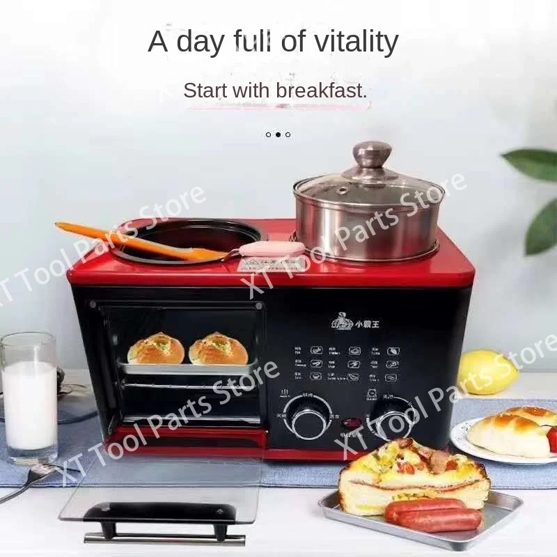 

4-In-1 Breakfast Machine Multifunctional Household Baking Breakfast Machine Baking and Cooking Integrated