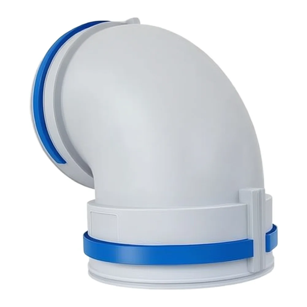 Pipeline Elbow ABS Fitting for Fresh Air Systems Compatible with Air Box Direct Head and Conversion Applications