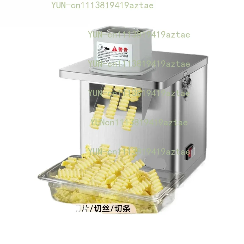 for 110v 220v large multifunctional vegetable fruit chopper slicer cutter stainless steel food processor french fry maker