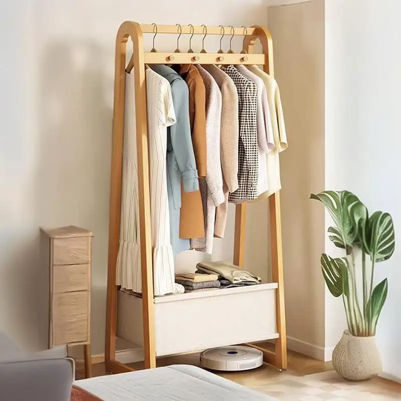 Modern Indoor Clothes Hanger Hooks Sheets Portable Storage Organizer Clothes Hanger Drying Racks Skirt Perchero Home Furniture