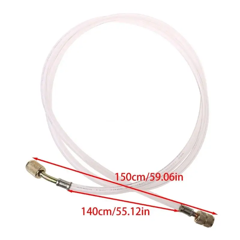 Transparent Refrigerant Charging PVC Hose Metric or Inch Joint Air Conditioning Dropship